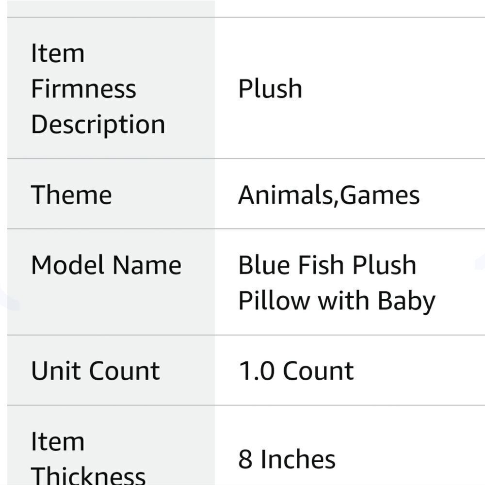 Fish Plush Pillow - Picture 6 of 6